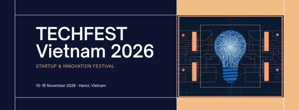 TECHFEST Vietnam 2026 event banner – 13–15 November 2026, Hanoi, Vietnam