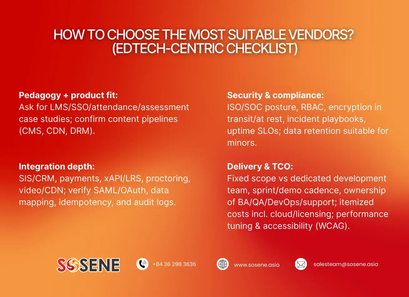 How to choose Edtech vendor in Vietnam