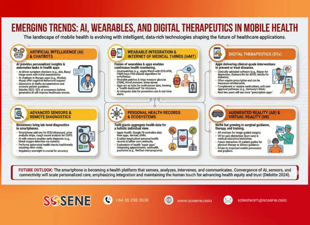Key trends shaping the future of mobile health apps
