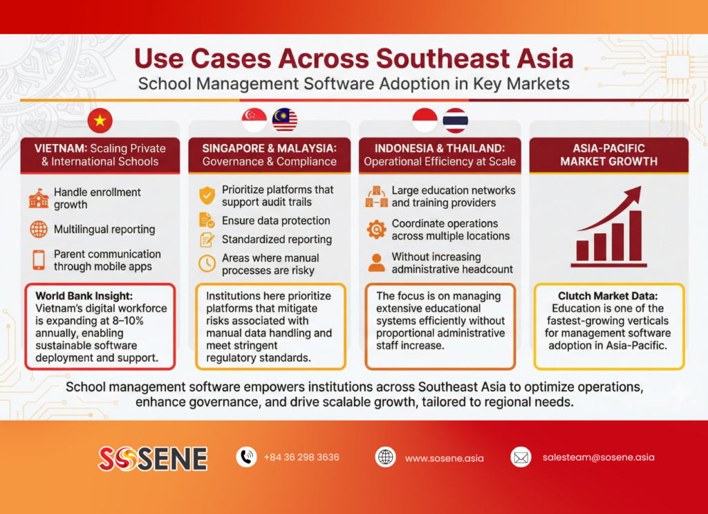 Use Cases of School Management Software Across Southeast Asia