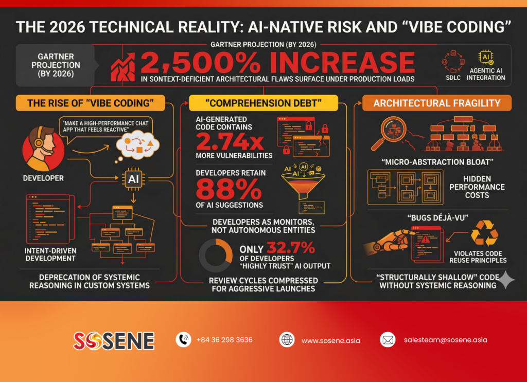 The 2026 Technical Reality: AI-Native Risk and Vibe Coding